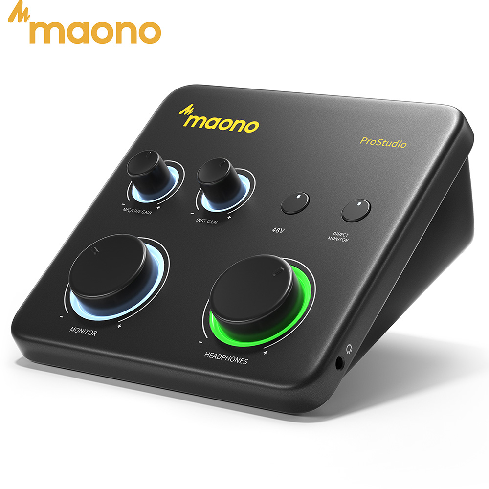 Audio Music Software - อินเทอร์เฟซเสียง MAONO PS22 Lite USB สำหรับพีซี