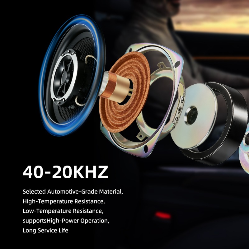 2 ชิ้น 6.5 นิ้วลำโพงโคแอกเซียล - Audio Universal Music บทวิจารณ์และราคา