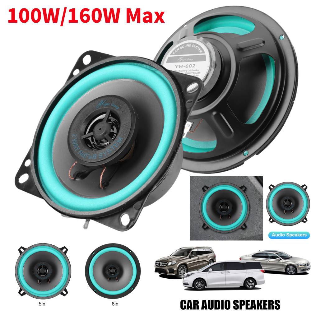 4/5/6 นิ้วลำโพงรถยนต์ 100W/160 - Audio Universal Music บทวิจารณ์และราคา
