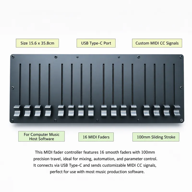 คอนโทรลเลอร์เฟดเดอร์ MIDI แบบ  - Audio Music Software บทวิจารณ์และราคา